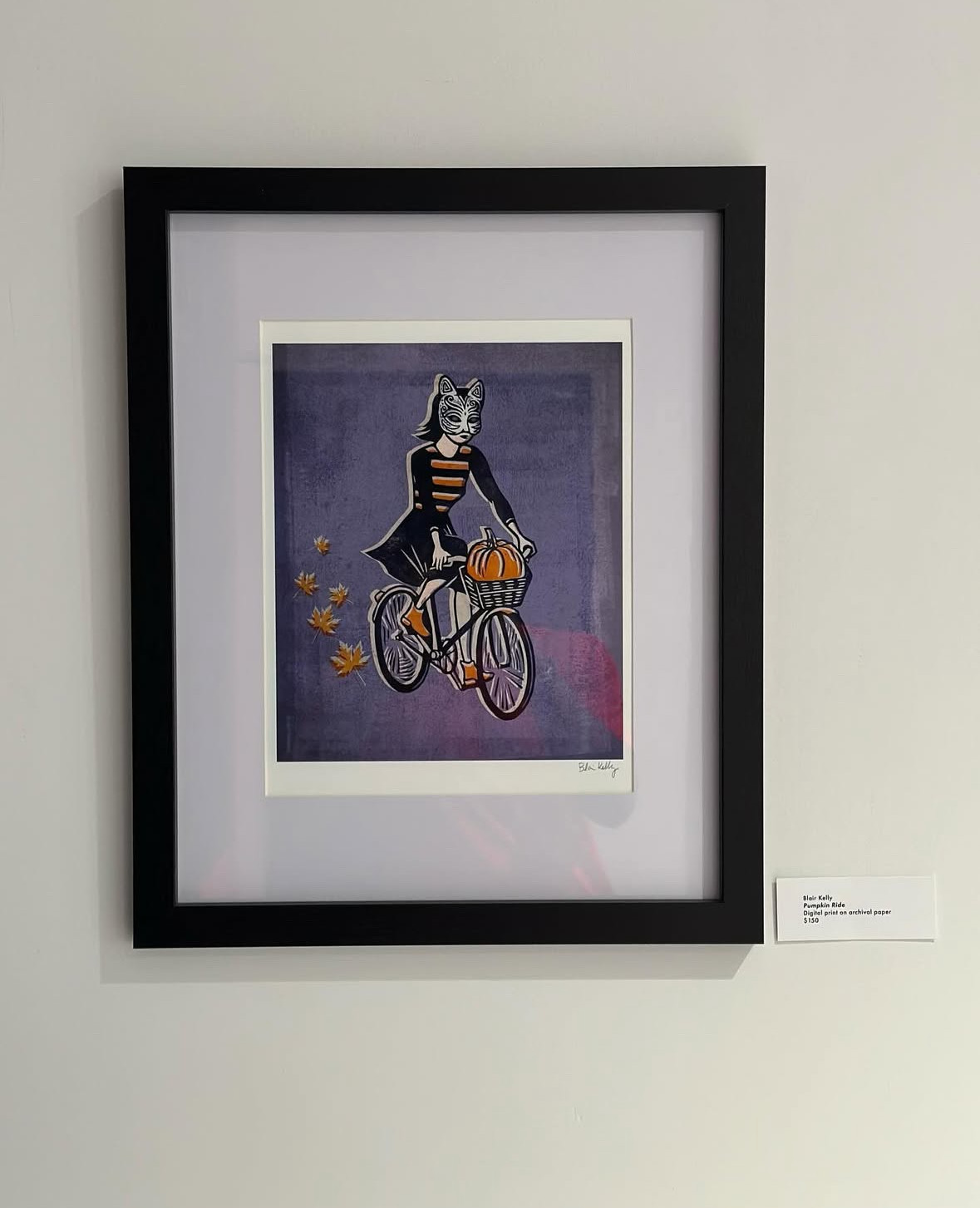 Art exhibition in ice cream shop